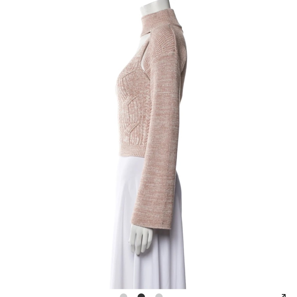 Jonathan Simkhai Blush Cowl Neck Sweater